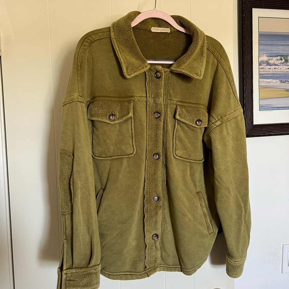 Olive Green Jacket L